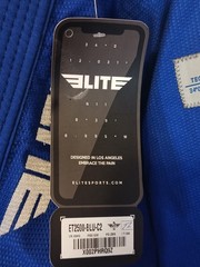 Elite Sports Technical Fight wear BJJ Gi Kimono Top. Blue C2