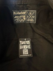 Twister Uniform BLACK Jacket & Pants White Belt Jui-jitsu GI A4 NWT