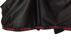 Summo Lone Wolf Premium JIU-JITSU GI TopOnly A1 Black Purple Embroidery Preowned