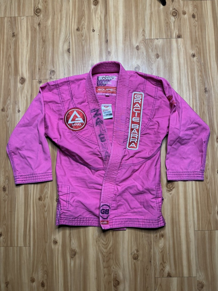 Gracie Barra Equipe GB Edition Lite Kimono Brazilian Jiu-Jitsu Gi PINK Youth Y4