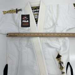Fuji Tanto White Embroidered IBJJF Competition BJJ Kids Size C0 (7-8) NEW