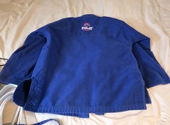 Fuji Blue Jiu Jitsu Gi Set A2H Pants Top Belt Clean Set