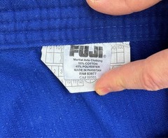 FUJI Original Gi & Gear Brazilian Jiu-Jitsu Martial Arts Kimono Size 6 Blue