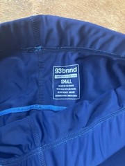 93 Brand Standard Issue Seek Higher Grounds Blue Grappling Tights Sz S
