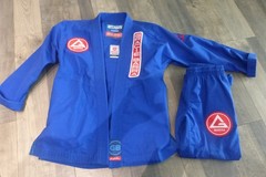 Gracie Barra GB Kimono Gi Jacket Youth Y6 Blue MMA Jiu Jitsu Uniform
