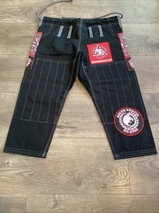 RALPH GRACIE JIU-JITSU Black Top JACKET Pants Youth Set Size M1