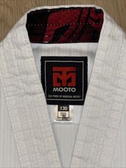 Mooto TaeKwonDo Martial Arts Standard Uniform Size YS 130 (6-8) Mint Condition