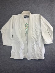93 Brand Jiu Jitsu Gi Jacket Men’s A2 White MMA Hughes Grappling Academy Logo
