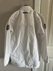 Men’s White W/Black Hooks Brand GI Size A5 Kimono Jacket & Pants Never Worn New