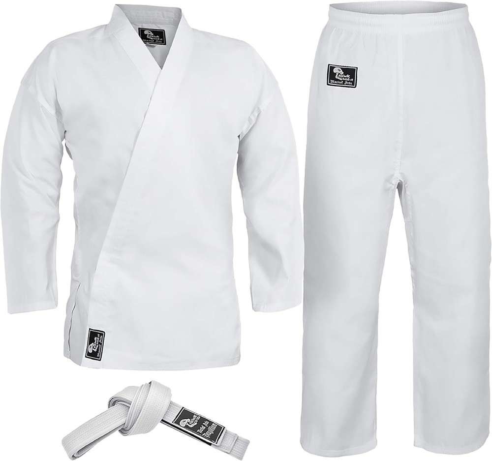 Hawk Sports Karate Uniform, Lightweight Karate Gi with Belt for Kids and Adults,