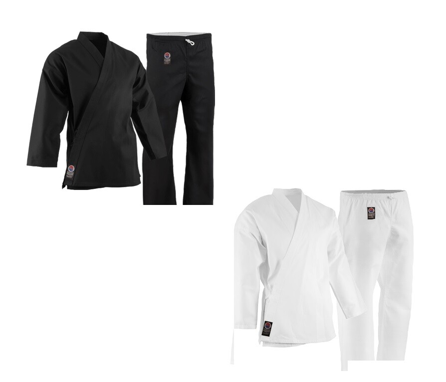 ProForce 8oz Medium Weight Karate Uniform (Elastic Drawstring) – 55/45 Blend