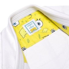 Shoyoroll BJJ Albino and Preto Batch 73 Spongebob White Gi 450 gsm „With Bags”