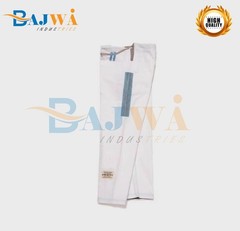 Albino & Preto Batch 7 Grey Skies BJJ Gi Premium White Jiu Jitsu Kimono 450 GSM