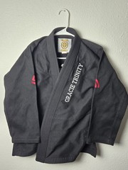 Combat Closet Gracie Trinity BJJ Gi Jacket Women’s M4 Black Jiu Jitsu