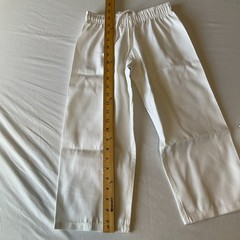 Century Student Uniform Kids Size 00 4-6 White Belt Karate Martial Arts 6 Oz