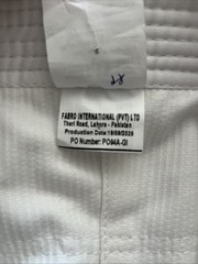 ELITE Sports BJJ Jiujitsu Gi Uniform / Size C2 / White No Bottom Pant