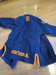 Sanabul jiu jitsu gi Youth Size KO blue & Orange New top only
