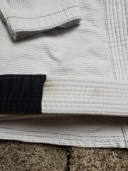 Breakpoint Jiu Jitsu Gi Kimono Top Size K3 Youth White Long Sleeve Belt