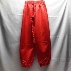 VTG. 2 Piece Red Satin feel Century Martial Arts Kung Fu Uniform Size 6