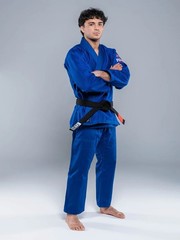 New Fuji Lightweight Light Summer Weight Mens Brazilian Gi Jiu-Jitsu BJJ – Blue