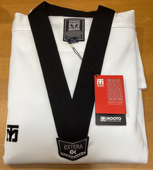 Mooto Taekwondo Extera Martial Arts Uniform White (Height Fits: 180cm/6ft)-NWT