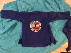 Jiu Jitsu Gi Size M-1 MMA American Top Team Blue Color
