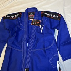 Vector Sports Brazilian Jiu-Jitsu (BJJ) Gi-Blue Size A0 Brand New with Tags