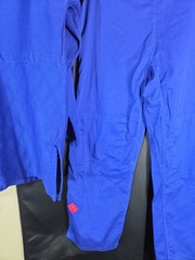 Fuji Kimonos Gi Set Men Sz 5 Blue Jiu Jitsu Uniform Jacket Pants Traditional
