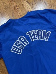 Vintage 70s 80s Team USA Karate Gi Blue And Red Men’s Size M Set Pants And Top