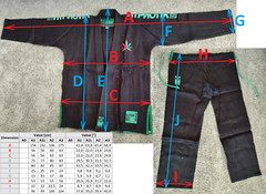 Hemp BJJ Gi Hypnotik ZenRoll V2 BLACK (A0) (belt on request, not included)