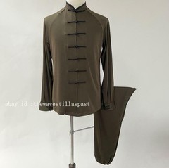 Women Men Tang Kung Fu Suit Outfits Silk Martial Arts Uniform Yoga Tai Chi Sets