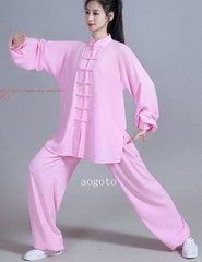 Cotton Linen Kung Fu Tai Chi Uniform Unisex Martial Arts Wing Chun Suit Clothing