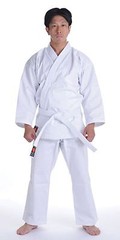 KANKU NEW White Karate Uniform, Gi 7.5 oz Adult Kids w/White belt Tae Kwon Do