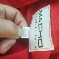Macho Martial Arts Suit Red, Kids, Costume, AmeriKick Branded
