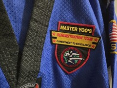 Adult VISION Taekwondo Gi Uniform Size 4/180, Blue – Master Yoo Patches, Korea