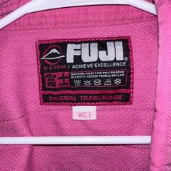 FUJI Jiu Jitsu Gi & Gear Girls SIZE WC1 Pink Fuji Kimono, WC1 ***JACKET ONLY***
