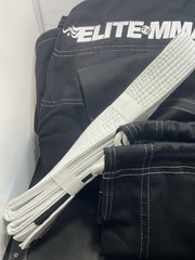 Elite MMA black Brazilian Jiu-Jitsu (BJJ) gi uniform