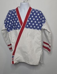 Vintage Century USA Taekwondo Jacket Adult Medium Stars Stripes Karate Gi