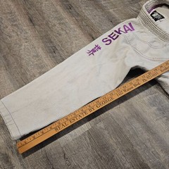 Fuji Sekai Champion Fuji Kimono Women’s Gray/Purple Size W1 BJJ Ju-Jitsu