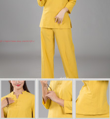 Linen Unisex Chinese Tai Chi Uniforms Kung Fu Clothing YOGA Fitness Zen Clothes