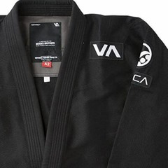 Brazilian jiu jitsu uniform unisex pearl weave 450 gsm bjj kimono Black A0 size