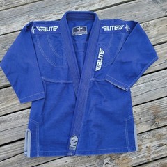 Elite Sports BJJ Gi Youth Size C3 Blue Brazilian Jiu Jitsu Top Martial Arts Kids