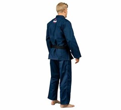 Fuji Sports All Around Mens Brazilian Jiu Jitsu Gi Jiu-Jitsu BJJ Dark Navy Blue