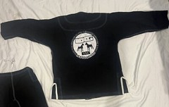 Youth Gear Ju Jitsu Gi Fightwear Size A1 Jacket , Pants Size A-0 Black NXG.