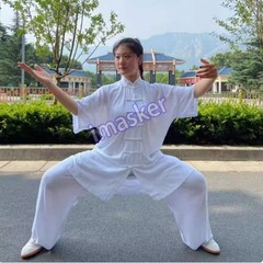 Summer Cotton Tai Chi Uniforms Kung Fu Suit Martial Arts Wushu Wing Chun Clothes