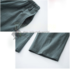 Soft Cotton Linen Tai Chi Uniform Wing Chun Kung Fu Suit Casual Tang Clothes