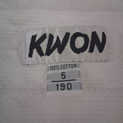 KWON White Judo Jiu-Jitsu Gi Uniform Set – Size 5 Thick Heavyweight 3-Piece