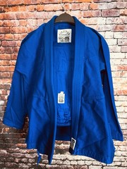 Moya Brand 025 Youth Blue Pants And Top Jiu Jitsu Jujutsu Size K4 EUC!