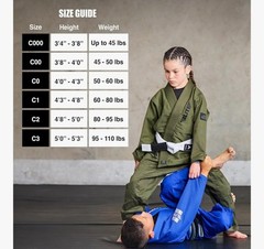 Elite Sports IBJJF Ultra Light BJJ Brazilian Jiu Jitsu Gi for Kids 1 C1