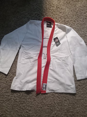 BJJ Gi Men White A2L Jacket A1H Pants | Uchiha Naruto | Great Condition